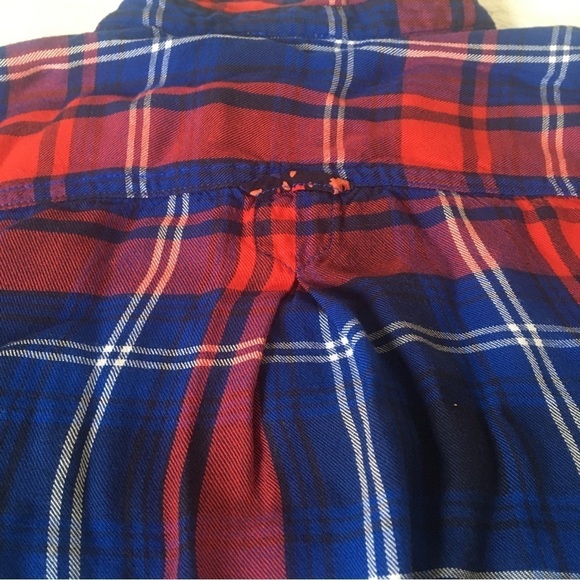 Womens Button Down Longsleeve Flannel Shirt - Picture 6 of 11